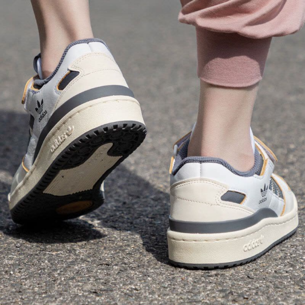 Giày Adidas Forum Low 'Off White Silver Pebble' HQ4374 - Ảnh 5