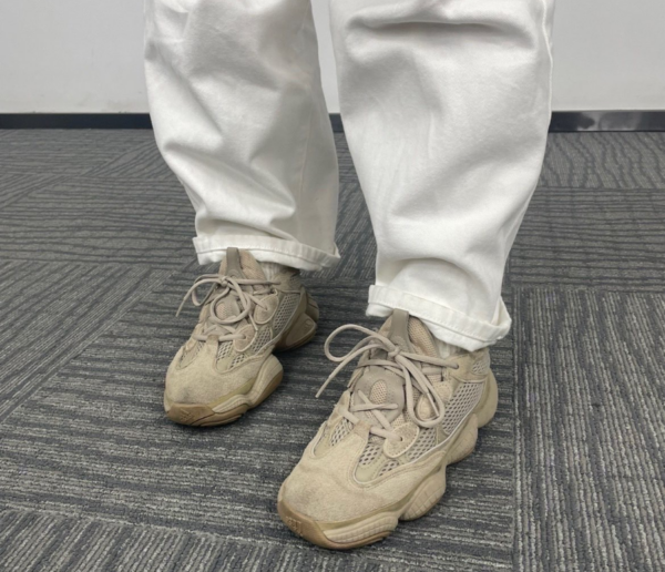 Giày Adidas Yeezy 500 Taupe Light GX3605 - Ảnh 9