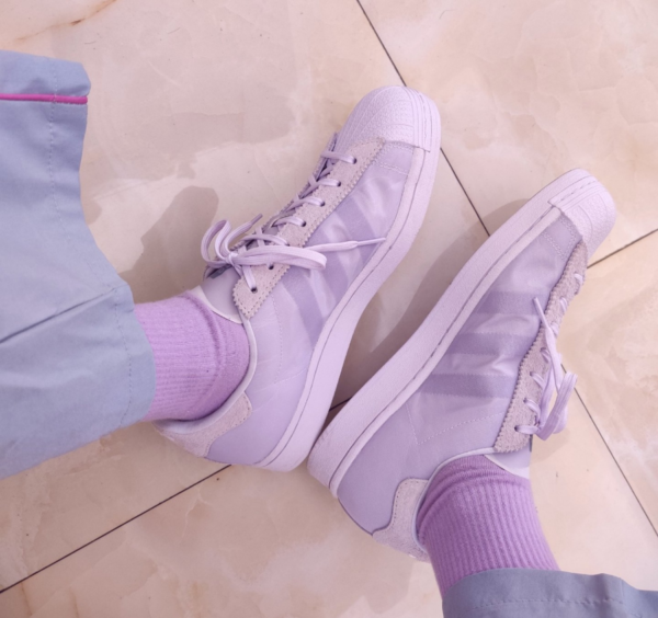Giày Adidas Superstar 'Purple' FZ5216 - Ảnh 5