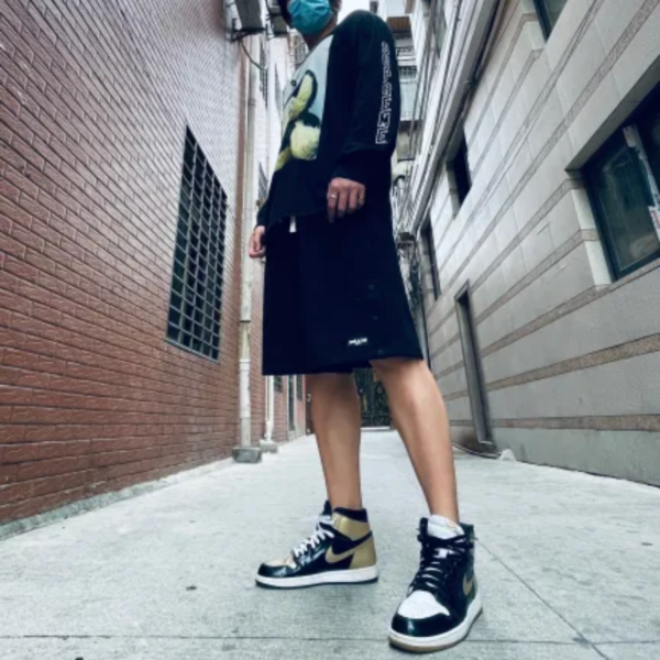 Giày Nike Air Jordan 1 Retro High 'Gold Top 3' 861428-001 - Ảnh 3