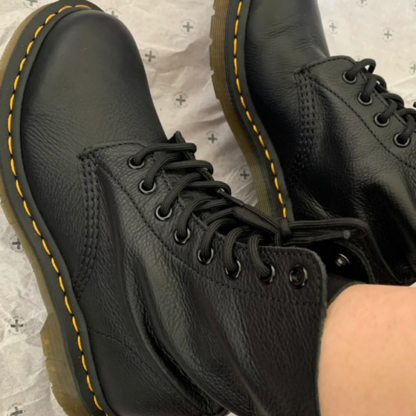 Giày Dr.Martens  1460 Pascal Bex Leather Lace Up 'Black' 26981001 - Ảnh 4