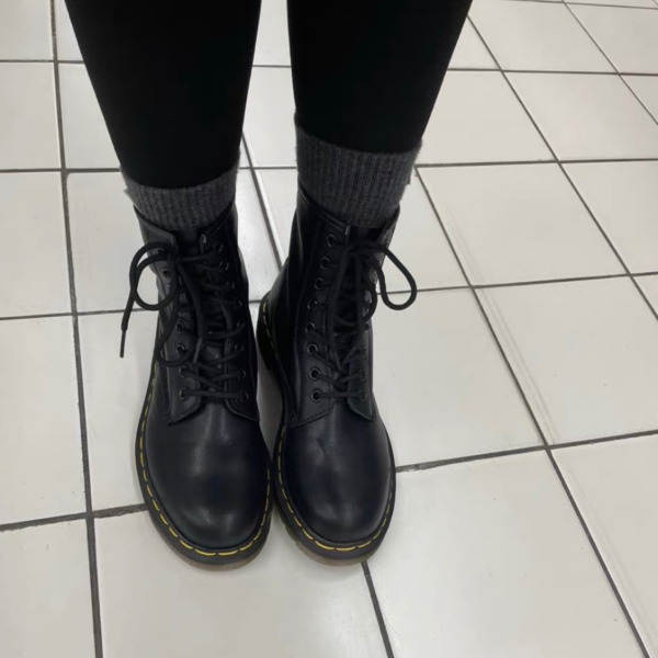 Giày Dr.Martens  1460 Pascal Bex Leather Lace Up 'Black' 26981001 - Ảnh 3
