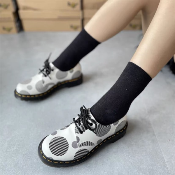 Giày Dr.Martens 1461Polka Dot Smooth 'White Black' 26877101 - Ảnh 6