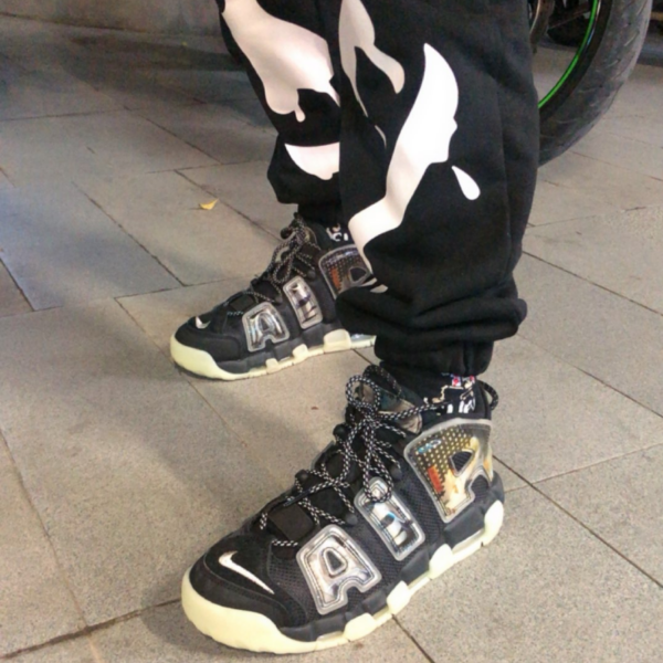Giay Nike Air More Uptempo Utagawa Kuniyoshi 'Black' DM6213-045