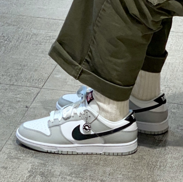 Giày Nike Dunk Low Retro SE Jackpot 'Grey Fog' DR9654-001 - Ảnh 10
