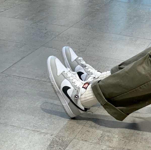 Giày Nike Dunk Low Retro SE Jackpot 'Grey Fog' DR9654-001 - Ảnh 6