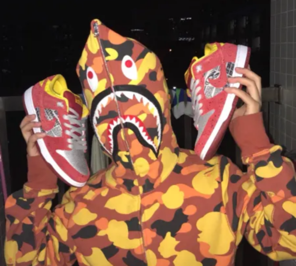 Giày Nike Dunk Low Premium SB QS 'Crawfish' 504750-660 - Ảnh 11