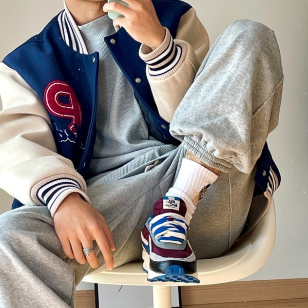 Giày Nike Sacai x Undercover x LDWaffle 'Night Maroon Team Royal' DJ4877-600 - Ảnh 8