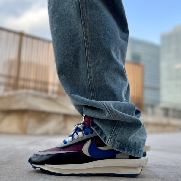 Giày Nike Sacai x Undercover x LDWaffle 'Night Maroon Team Royal' DJ4877-600 - Ảnh 4