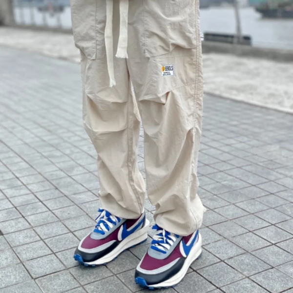 Giày Nike Sacai x Undercover x LDWaffle 'Night Maroon Team Royal' DJ4877-600 - Ảnh 9