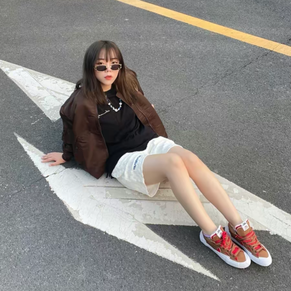 Giày Nike sacai x Blazer Low 'British Tan' DD1877-200 - Ảnh 3