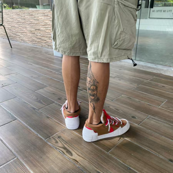Giày Nike sacai x Blazer Low 'British Tan' DD1877-200 - Ảnh 4