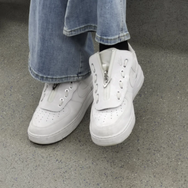 Giày Nike Air Force 1 Low Shroud White DC8875-100 - Ảnh 4