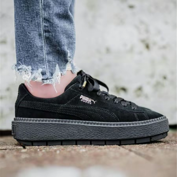 Giày Puma Suede Platform Animal 'Black' 367814-01 - Ảnh 3