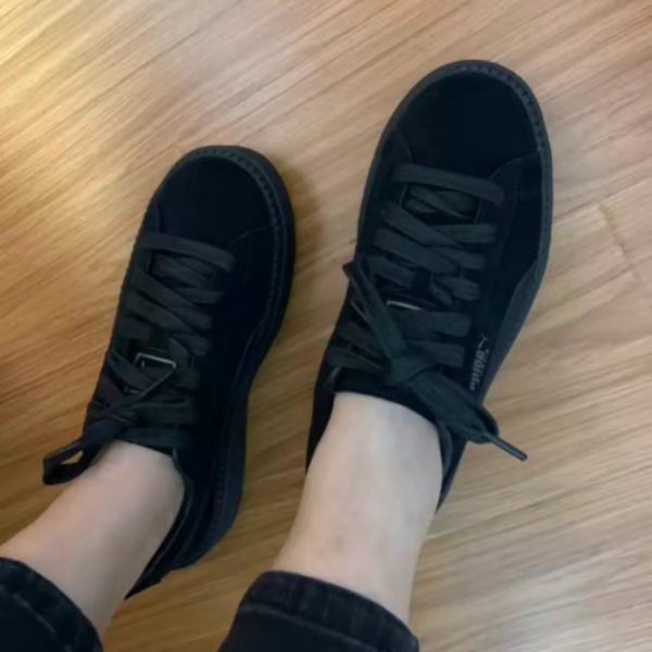 Giày Puma Suede Platform Animal 'Black' 367814-01 - Ảnh 2