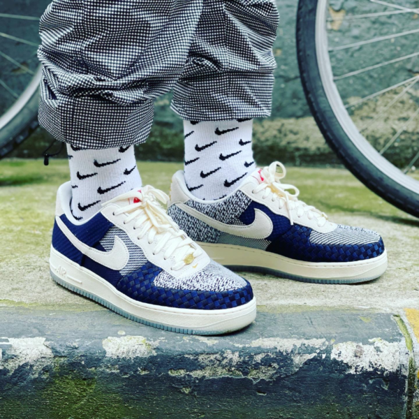 Giày Nike Wmns Air Force 1 Low '07 LV8 'Sashiko' DD5401-492 - Ảnh 7
