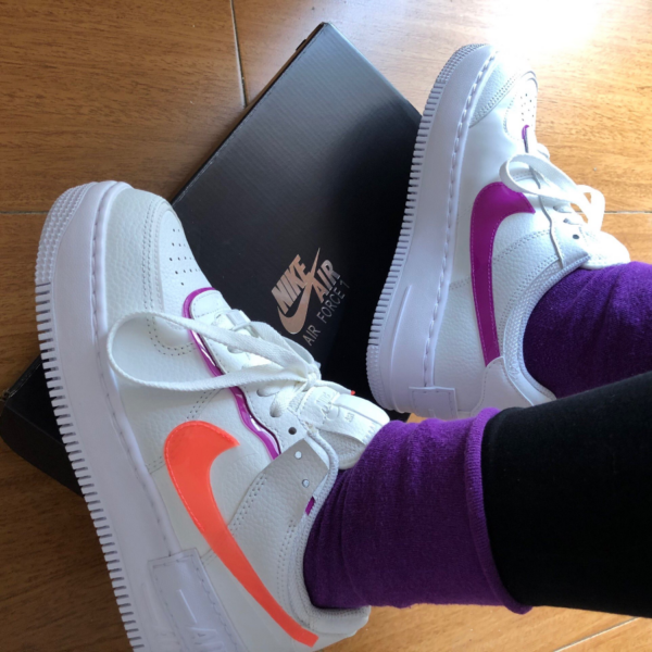Giày Nike Air Force 1 Shadow Summit White Bright Mango DH3859-100 - Ảnh 3