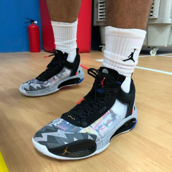Giày Nike Air Jordan 34 Low 'Heritage' CZ7745-008 - Ảnh 3