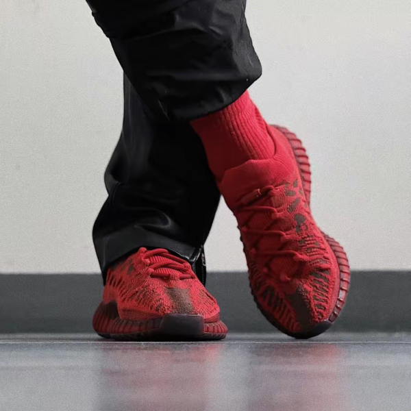 Giày Adidas Yeezy Boost 350 V2 CMPCT 'Slate Red' GW6945 - Ảnh 2