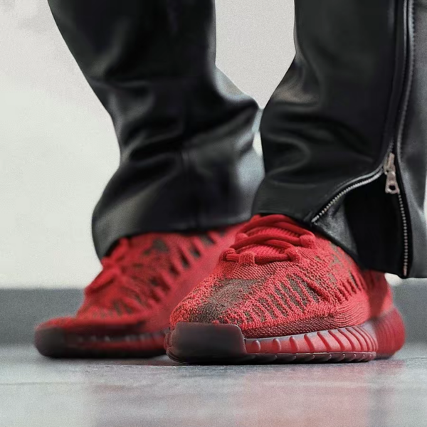 Giày Adidas Yeezy Boost 350 V2 CMPCT 'Slate Red' GW6945 - Ảnh 3