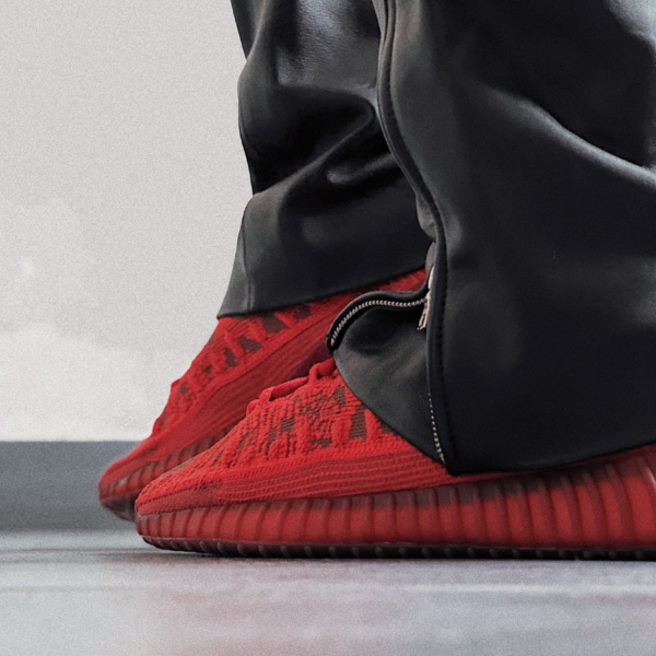 Giày Adidas Yeezy Boost 350 V2 CMPCT 'Slate Red' GW6945 - Ảnh 4