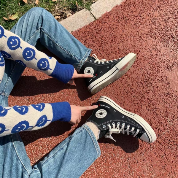 Giày Converse Chuck 70 High 'Valentine's Day Black' 171118C - Ảnh 4