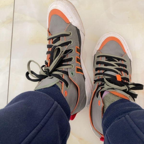 Giày Adidas Nizza High DL 'Green Orange' GZ2655 - Ảnh 2
