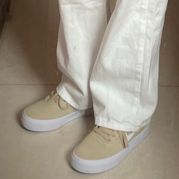 Giày Nike SB Chron Solarsoft Sneakers Grain White CD6278-204 - Ảnh 5