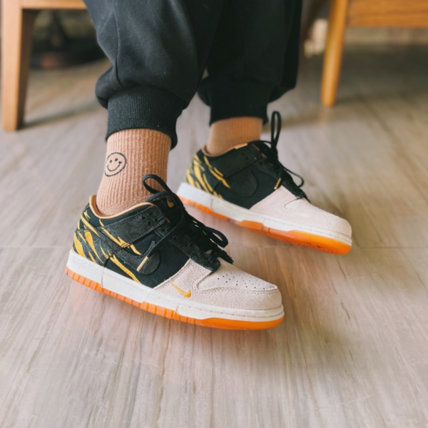 Giày Nike Dunk Low GS 'God Of Wealth' DQ5351-001 - Ảnh 5