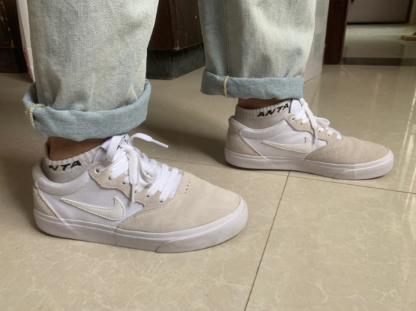Giày Nike Chron Solarsoft SB 'Grey White' CD6278-102 - Ảnh 3