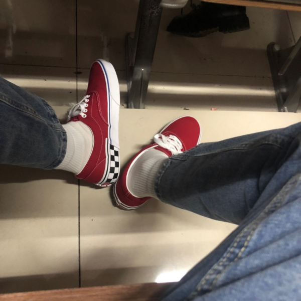 Giày Vans Era 'Check Block Tango Red' VN0A38FRVOR - Ảnh 5