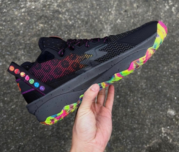 Giày Adidas Dame 8 Big Mood 'Black' GW4336 - Ảnh 3