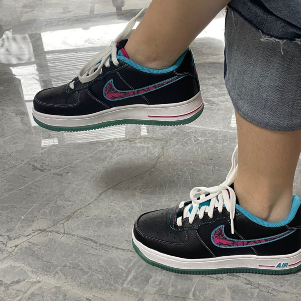 Giày Nike Air Force 1 LV8 1 GS 'Miami Nights' DD9207-001 - Ảnh 2