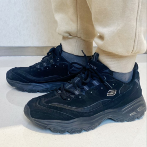 Alternative view of Giày Skechers D'LITES 2.0 Marathon Running Shoes 'Black' 52675-BBK