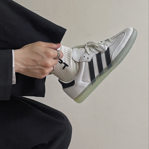 Giày Adidas x Dill Samba 'White Black' GZ4730 - Ảnh 3