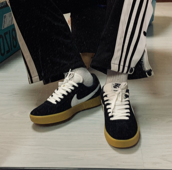 Giày Nike SB Bruin React Black White Gum CJ1661-002 - Ảnh 7
