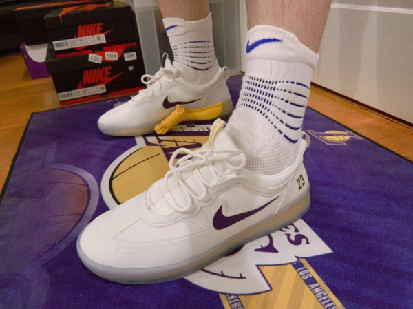 Giày Nike NBA x Nyjah Free 2 SB 'Lakers' DA3439-100 - Ảnh 3