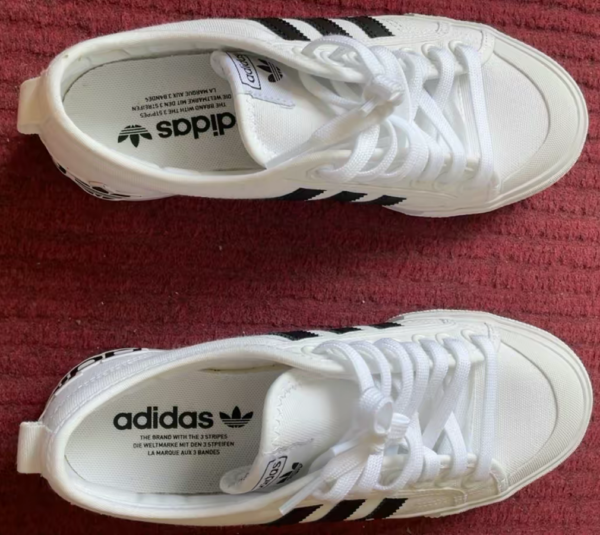 Giày Adidas Originals Nizza Black White FY7107 - Ảnh 2