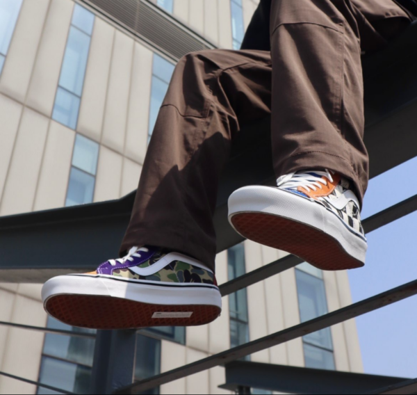 Giay Vans BAPE x Sk8-Hi 36 DX 'Multi Camo' VN0A38GF7BM