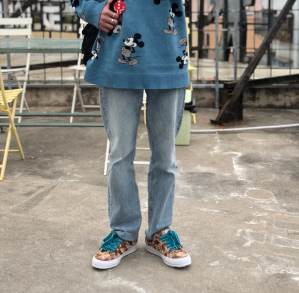 Giày Converse Golf Le Fleur x One Star 'Quilted Velvet Brown' 165599C - Ảnh 4