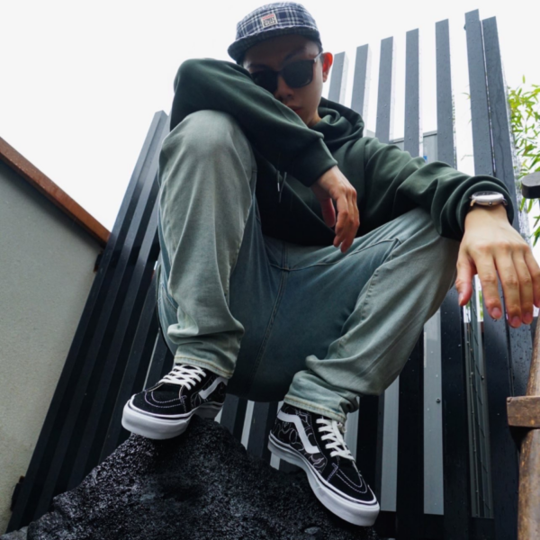 Giày Vans BAPE x Sk8-Hi 38 DX 'Lined Camo' VN0A38GF7BG - Ảnh 3