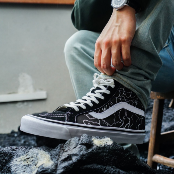 Giày Vans BAPE x Sk8-Hi 38 DX 'Lined Camo' VN0A38GF7BG - Ảnh 4