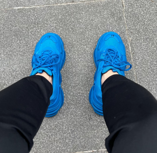 Giày Balenciaga Triple S Sneaker 'Blue' 536737-W2FW1-4000 - Ảnh 2