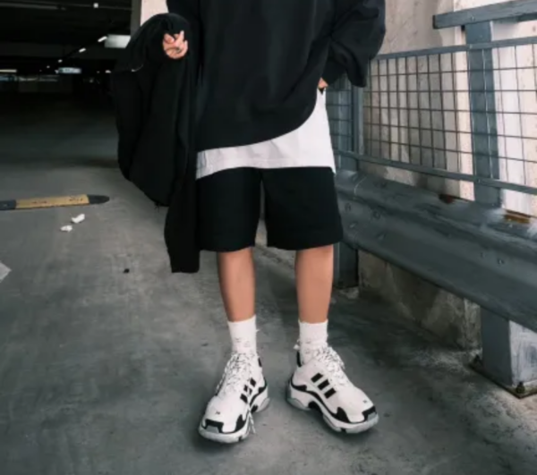 Giày Balenciaga x Adidas Triple S 'White Black' 710021-W2ZB1-9112 - Ảnh 11