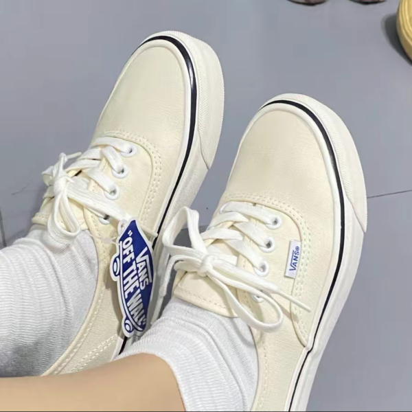 Giày Vans Authentic 44 DX 'Anaheim Factory' White VN0A38ENMR4 - Ảnh 2