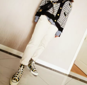 Giay Converse Chuck 70 High 'Archive Print Sulfur Zebra' 165965C