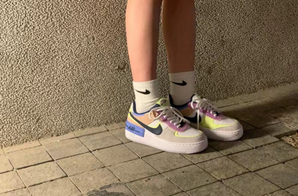 Giày Nike Wmns Air Force 1 Shadow 'Crimson Tint Volt' CU8591-001 - Ảnh 7