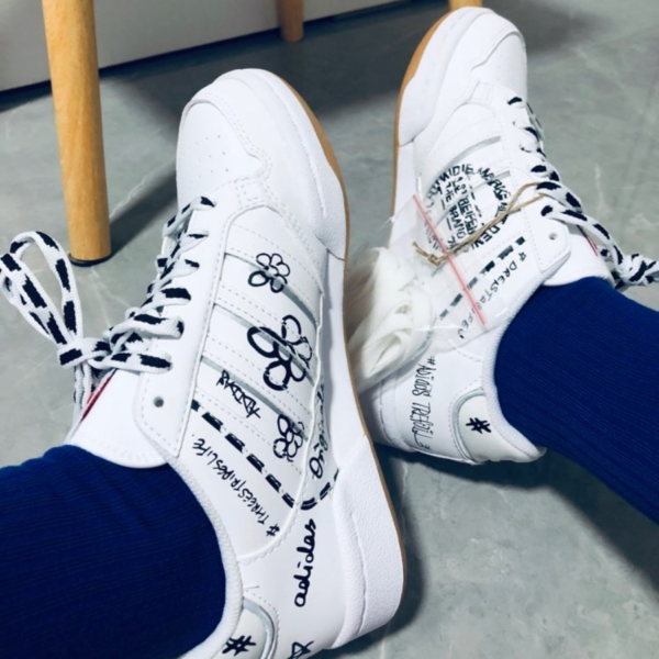 Giày Adidas Continental 80 Stripes 'Sharpie Pack White' GV9797 - Ảnh 3