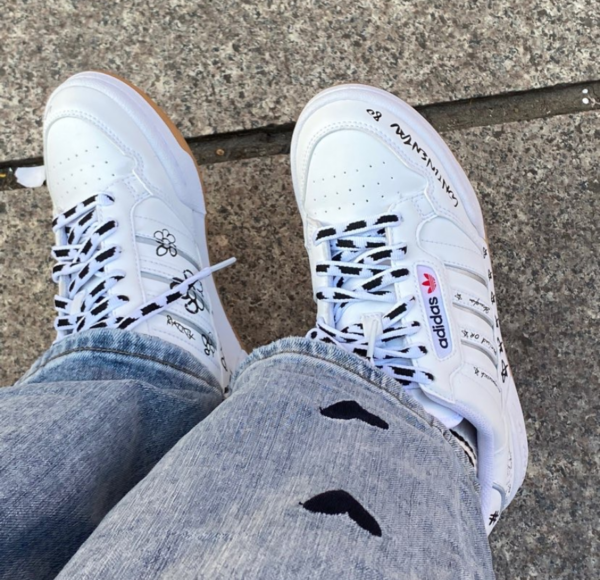 Giày Adidas Continental 80 Stripes 'Sharpie Pack White' GV9797 - Ảnh 6