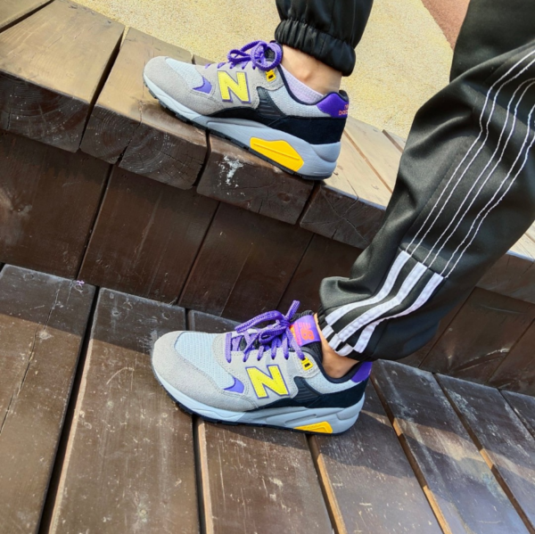 Giày New Balance 580 'Grey Yellow' CMT580CG - Ảnh 4